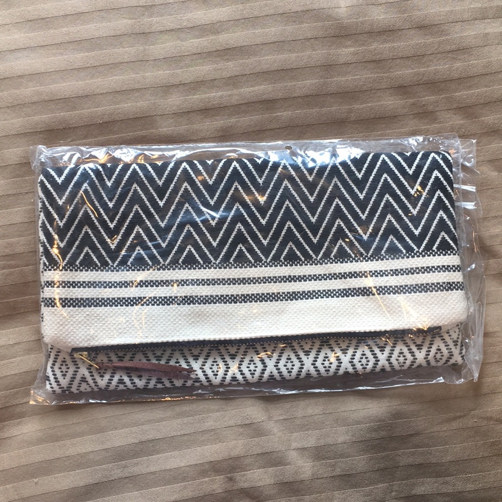 Tribal print pouch - new in bag